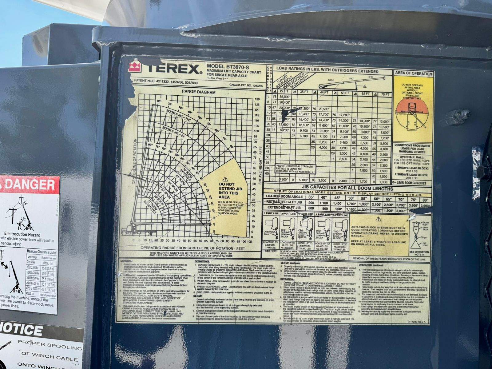 GRUA TITAN TEREX BT3870 DE 19 TON EN FREIGHTLINER 2016 (14)